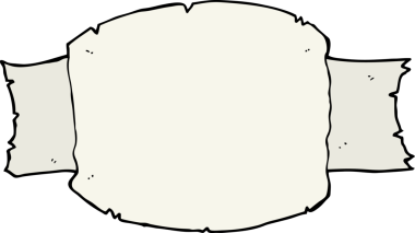 Bir insan tarafından çizilmiş çizgi film afişi