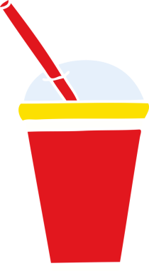 Bir insan tarafından çizilmiş tuhaf bir çizgi film.