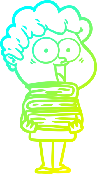 Bir insan tarafından çizilmiş mutlu bir adamın soğuk çizgi çizimi.