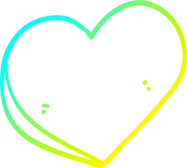 Bir insan tarafından çizilmiş bir aşk karikatürü çizimi.