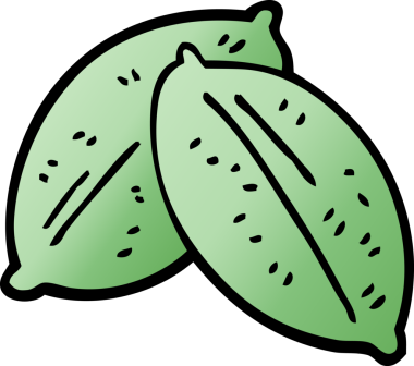 Bir insan tarafından çizilmiş karalama yaprağı.