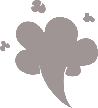 Bir insan tarafından çizilmiş karalama bulutu.