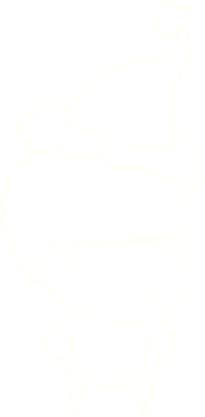 Bir insan tarafından çizilen Noel Adam Tebeşiri