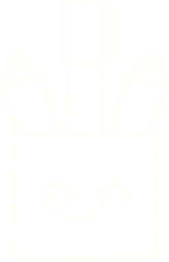 Bir insan tarafından çizilmiş kalem kabı tebeşiri