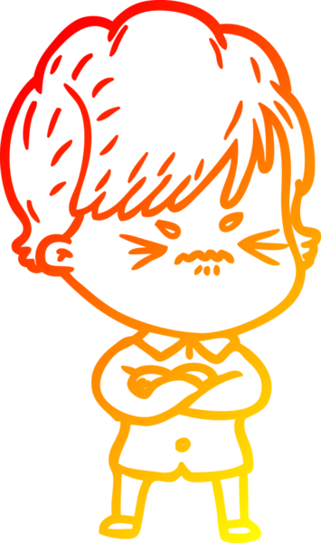 Bir insan tarafından çizilmiş karikatür çizimi.