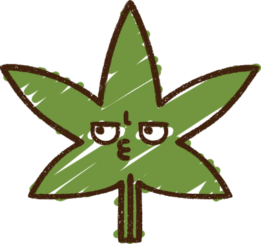 Bir insan tarafından çizilmiş Kenevir Yaprağı Tebeşiri