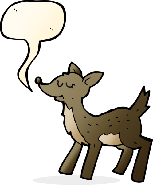 Bir insan tarafından çizilmiş tatlı bir karikatür geyiği.