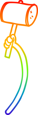 gökkuşağı gradyan çizimi bir insan tarafından çizilmiş eski el hareketlerinin çizimi