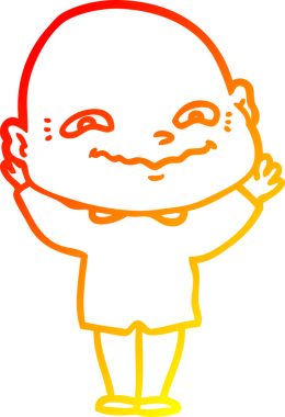 Bir insan tarafından çizilmiş ürkütücü bir çizgi film çizimi.