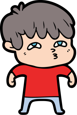 Bir insan tarafından çizilmiş garip bir adam.