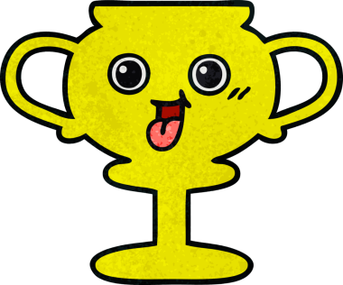 Bir insan tarafından çizilmiş eski grunge desenli bir kupa.