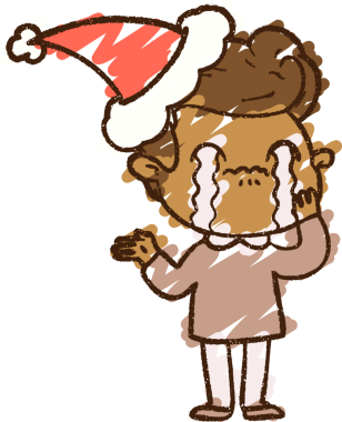 Bir insan tarafından çizilen Noel Adam Tebeşiri