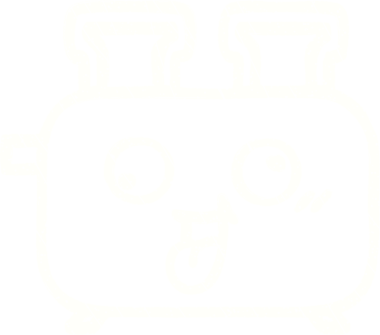 Bir insan tarafından çizilen komik tost makinesi tebeşiri.