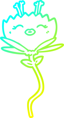 Bir insan tarafından çizilmiş mutlu bir karikatür çizimi.