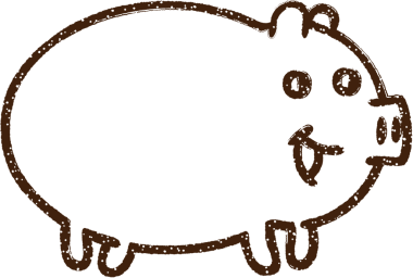 Domuz Kömürü Bir insan tarafından çizilmiş