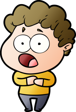 Bir insan tarafından çizilmiş bir karikatür.