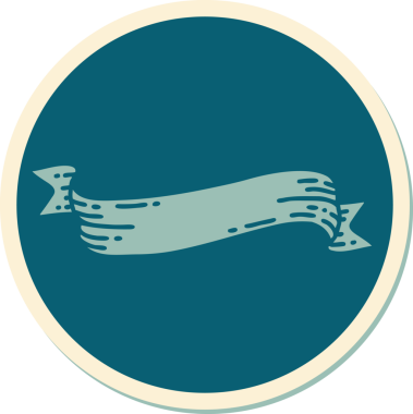 Bir insan tarafından çizilmiş geleneksel bir dövme etiketi.