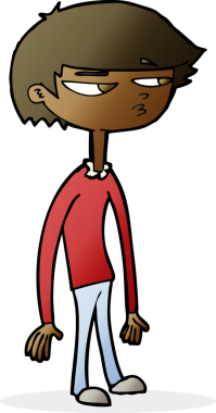 Bir insan tarafından çizilmiş şüpheli çocuk çizgi filmi.