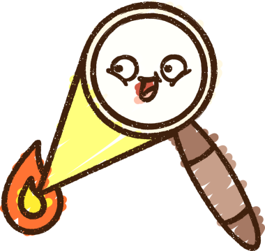 Bir insan tarafından çizilen Büyüteç Tebeşir Çizimi