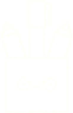 Bir insan tarafından çizilmiş kalem kavanozu tebeşiri