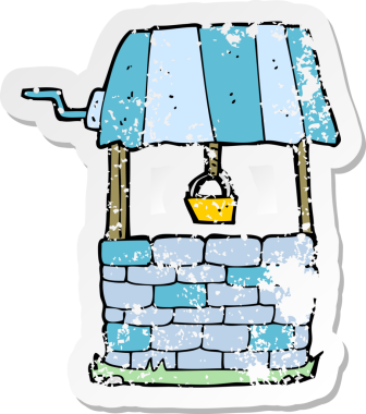 Bir insan tarafından çizilmiş bir karikatürün gerilimli yapıştırması.