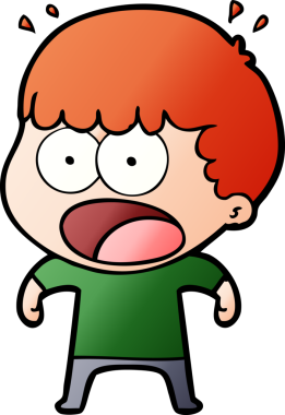 Bir insan tarafından çizilmiş bir karikatür.