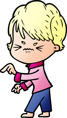 Bir insan tarafından çizilmiş, hayal kırıklığına uğramış bir kadın.