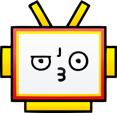 Bir insan tarafından çizilmiş robot kafasının gölgeli çizimi