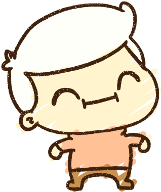 Bir insan tarafından çizilen Mutlu Adam Tebeşiri