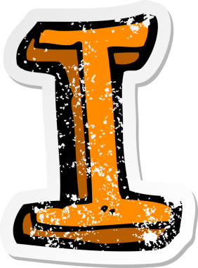 Bir insan tarafından çizilmiş bir karikatürün gerilimli yapıştırması.