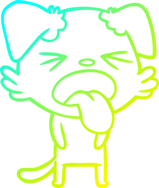 Bir insan tarafından çizilmiş iğrenç bir çizgi film çizimi.