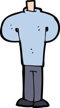 bir insan tarafından çizilen karikatür gövdesi (karikatürleri karıştır ve eşleştir veya kendi fotoğraflarını ekle)