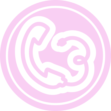 bir insan tarafından çizilmiş telefon ahizesi dairesel simgesi