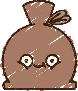 Bir insan tarafından çizilen Çuval Tebeşir Çizimi