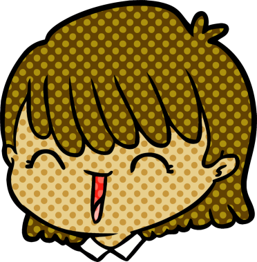 Bir insan tarafından çizilmiş bir kadın yüzü.