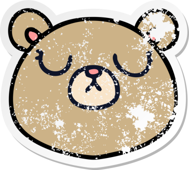 Bir insan tarafından çizilmiş garip bir el çiziminin sıkıntılı çıkartması.