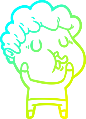 Bir insan tarafından çizilmiş bir karikatürist çizimi.