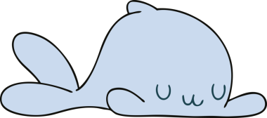 Bir insan tarafından çizilmiş garip bir balina.