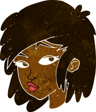 Karikatür meraklısı bir kadın tarafından çizilmiş