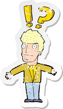 Bir insan tarafından çizilmiş, kafası karışmış bir çizgi filmin gerilimli çıkartması.