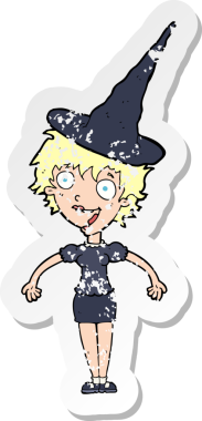 Bir insan tarafından çizilmiş bir cadılar bayramı çizgi filminin gerilimli yapıştırması.