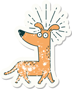 Bir insan tarafından çizilmiş eski bir dövme stili.