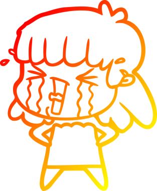 Bir insan tarafından çizilmiş bir karikatür kadın çizimi