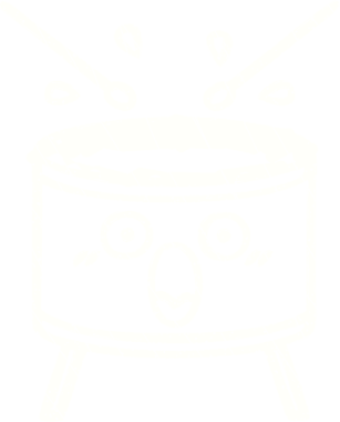 Bir insan tarafından çizilen Davul Tebeşiri Vurma