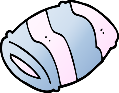 Bir insan tarafından çizilmiş vektör gradyan çizim yastığı