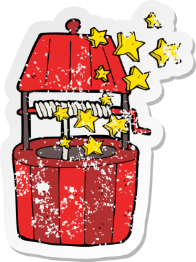 Bir insan tarafından çizilmiş bir karikatürün gerilimli yapıştırması.