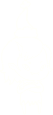 Bir insan tarafından çizilen Şenlikli Vampir Tebeşiri