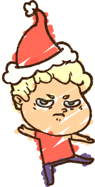 Bir insan tarafından çizilen Noel Adam Tebeşiri