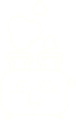 Bir insan tarafından çizilen tost makinesi tebeşiri