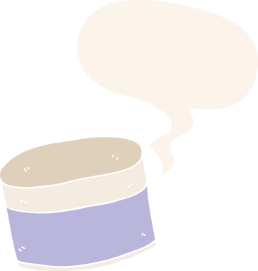 bir insan tarafından çizilmiş retro tarzı konuşma baloncuğu olan çizgi film tenceresi